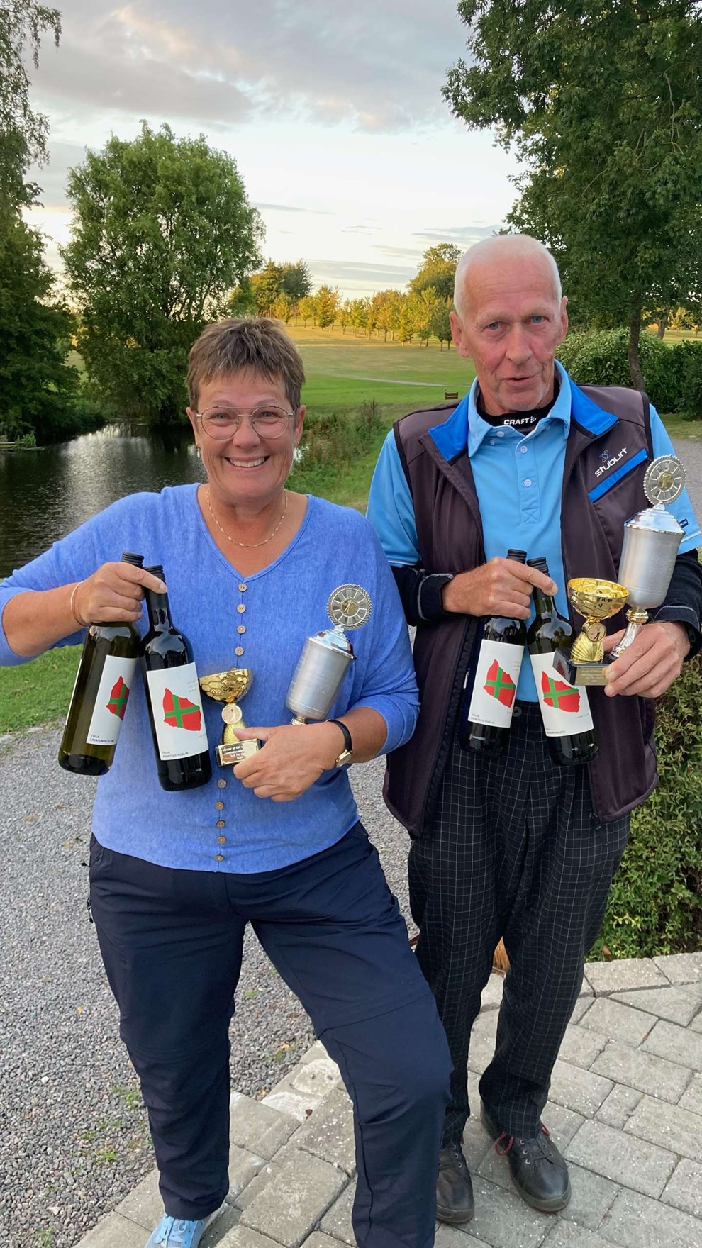 Marlene og Birger vinder det uofficielle Aakirkeby mesterskab