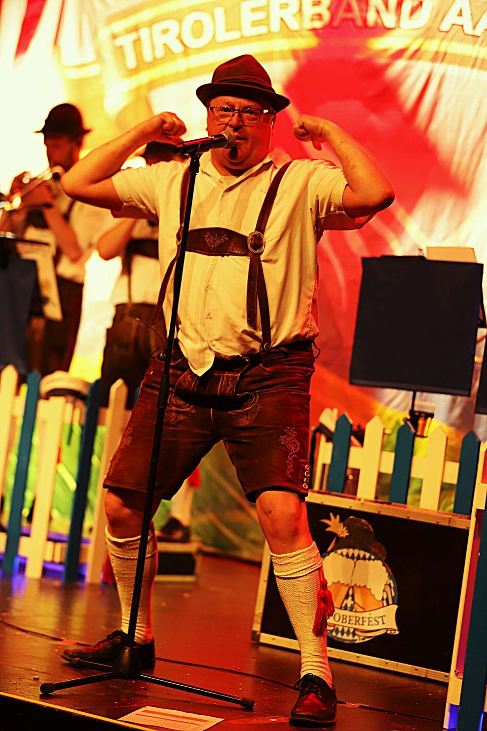 Band tog publikum med til oktoberfest i M�nchen