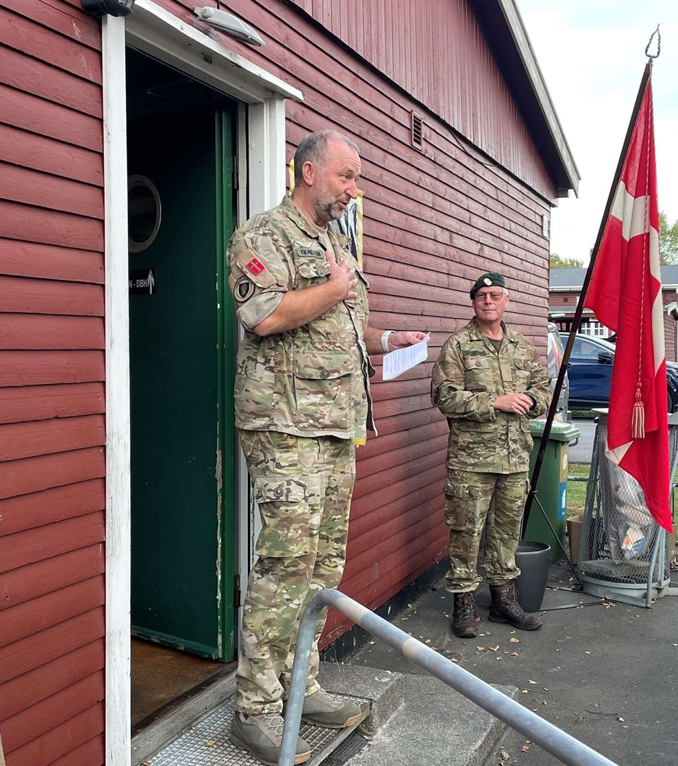 Nyt hjemmev�rnskompagni indviet