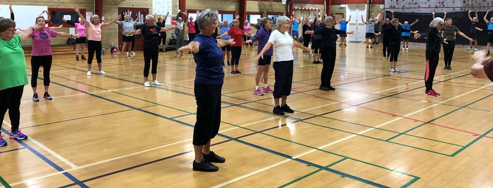 De var ogs� med i motionsugen