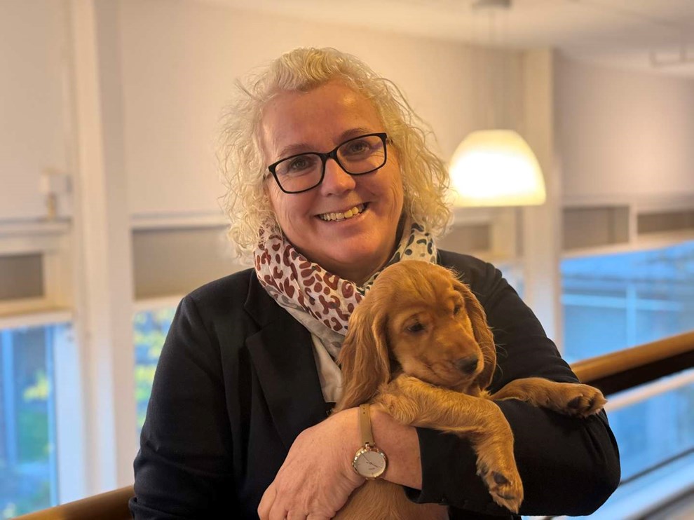 Det vrimler med dyr p� plejecenteret: Zette er landets n�stbedste plejehjemsleder