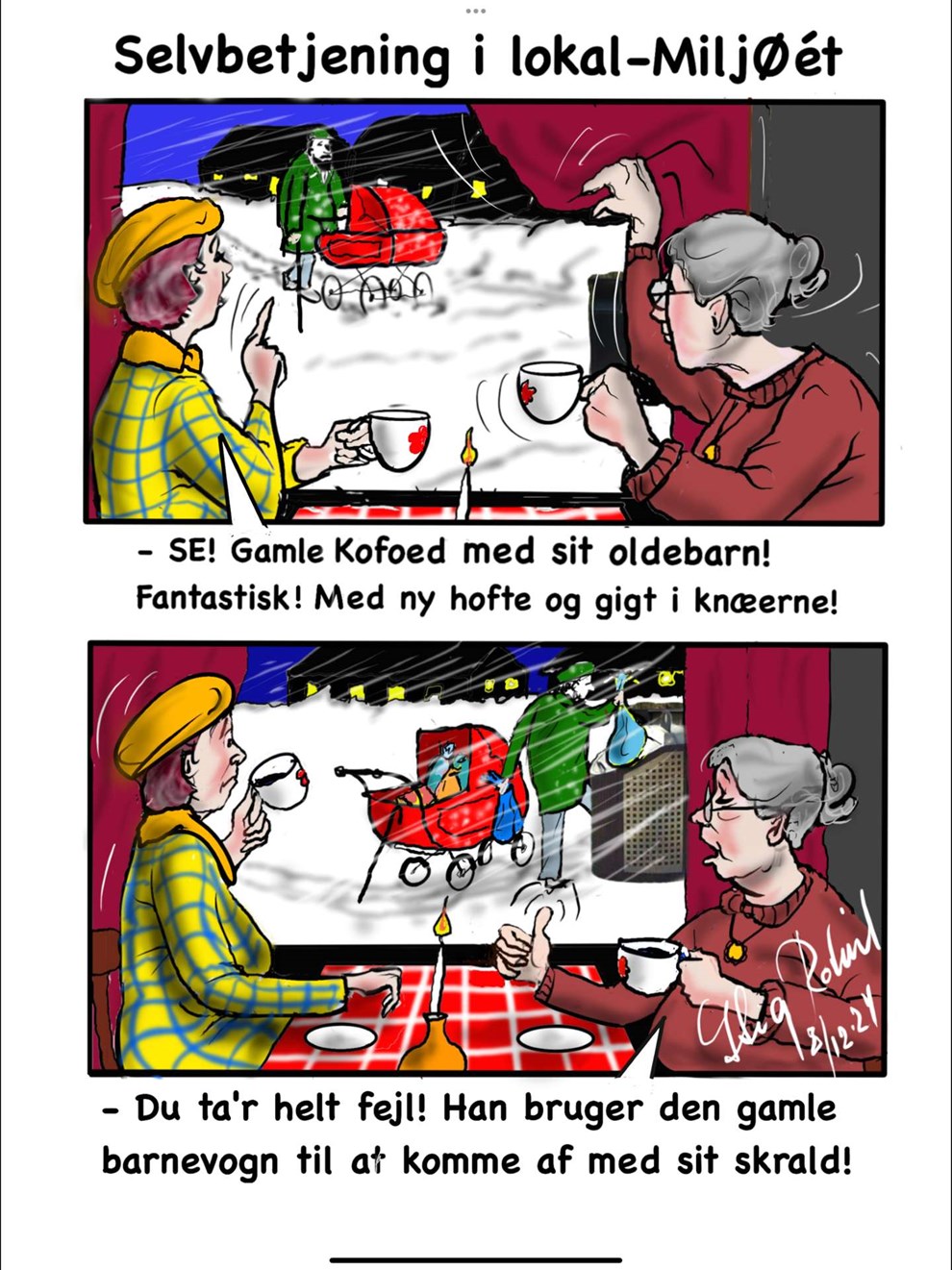 Selvbetjening i lokal-milj�'et