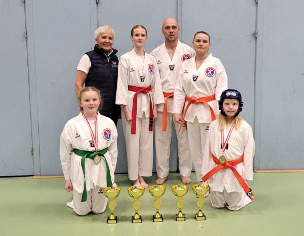 Guldregn til taekwondo-ud�verne fra Bornholm