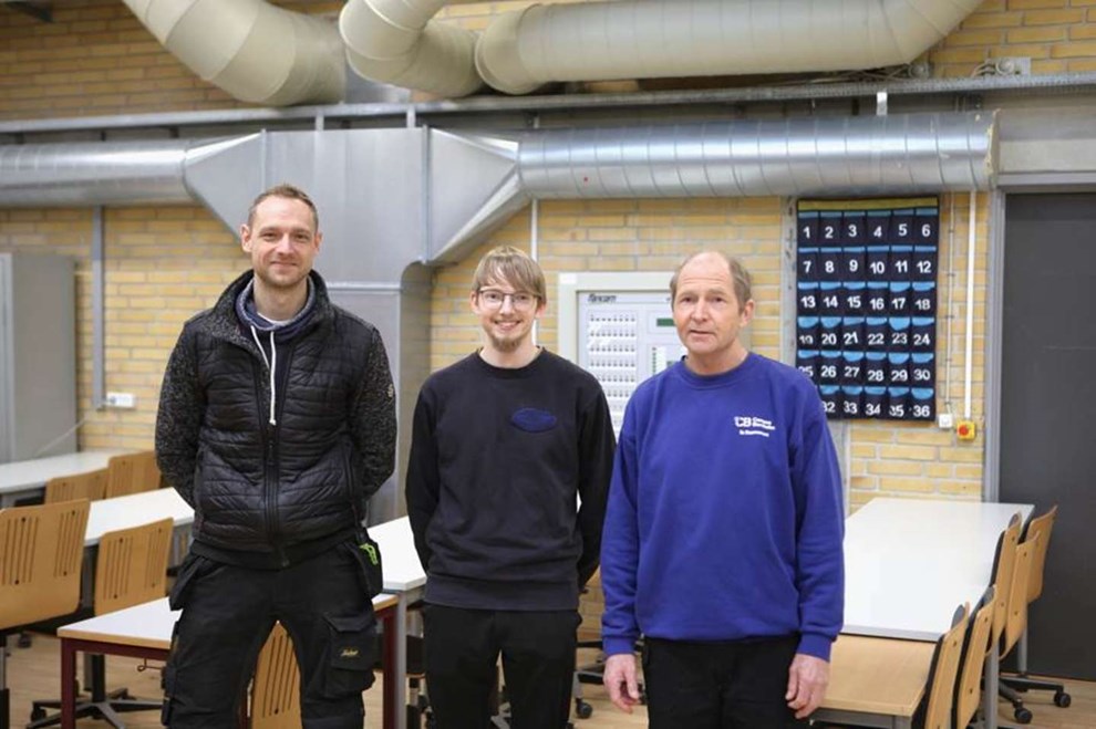 Blev p Bornholm: Nu er de maskinmestre