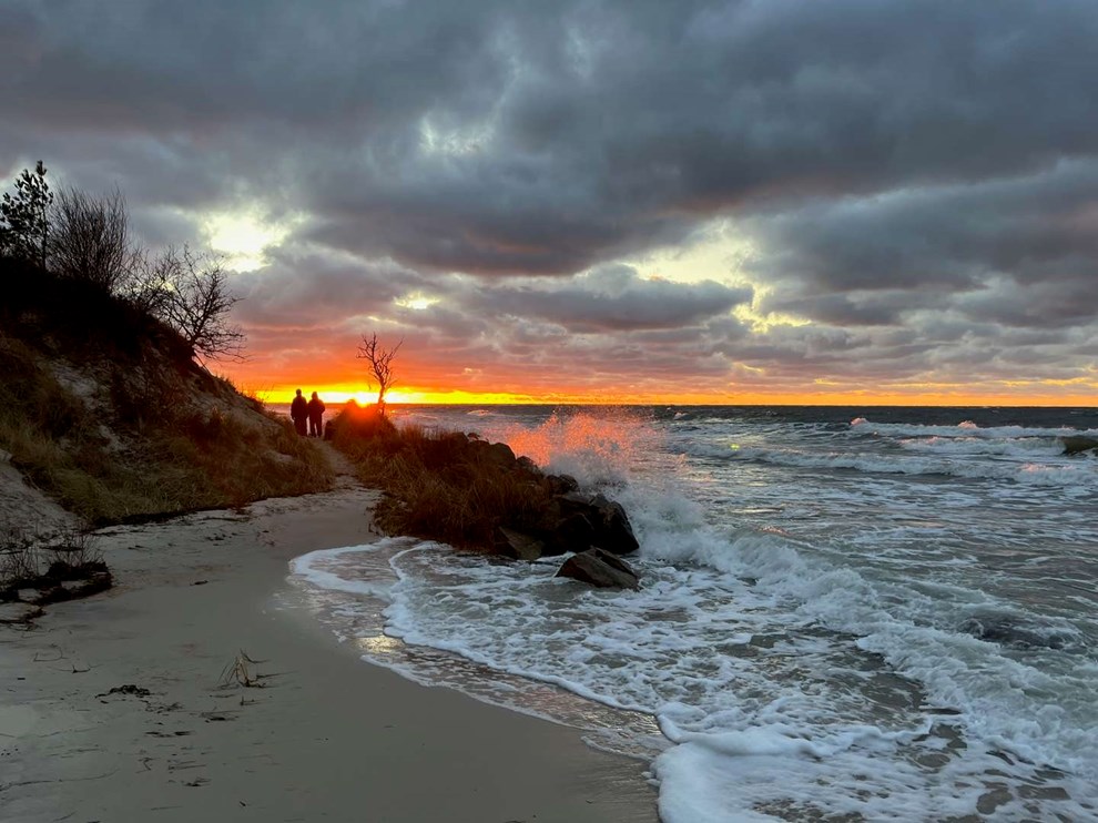 Dagens billede: Solnedgang nedenfor Villa Nova