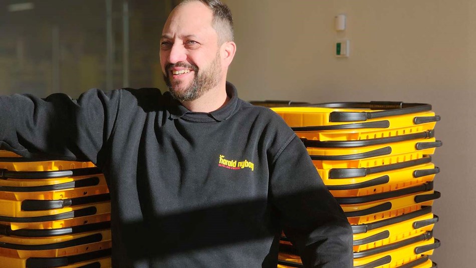 Se butikken indefra: Rejseholdet har indtaget Harald Nyborg