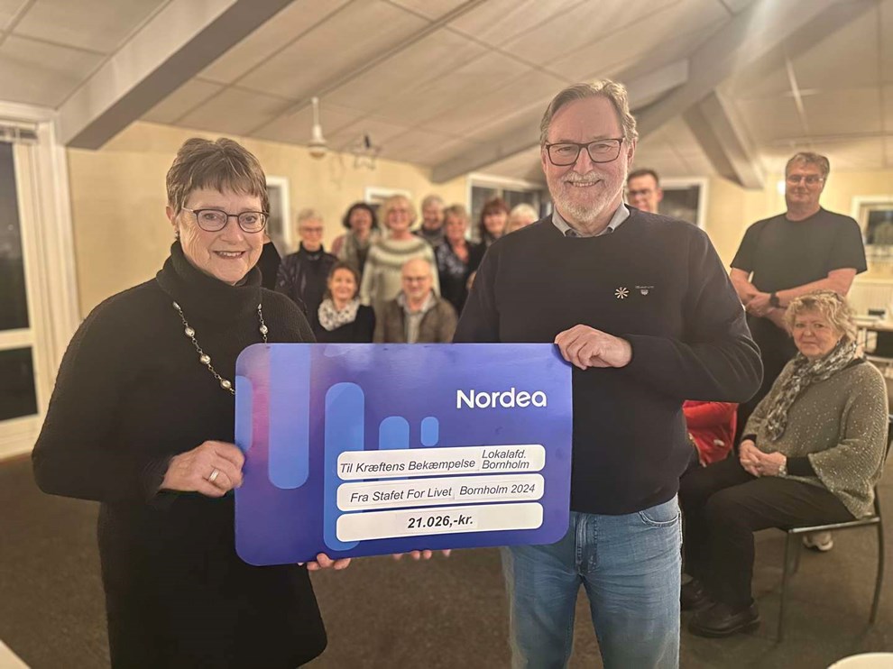 Stafet for Livet giver penge til lokalafdeling