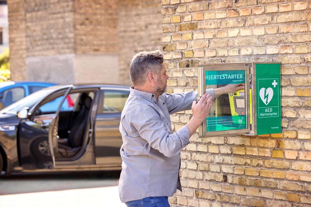 Flere hundrede l�ber for at redde liv