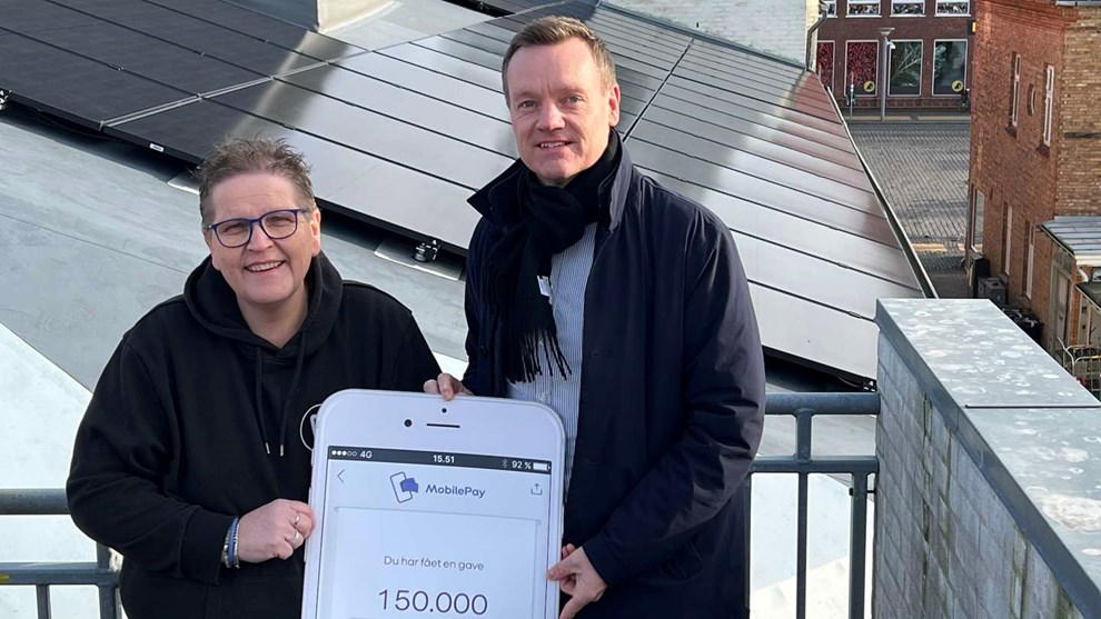 Spillested f�r solceller p� toppen