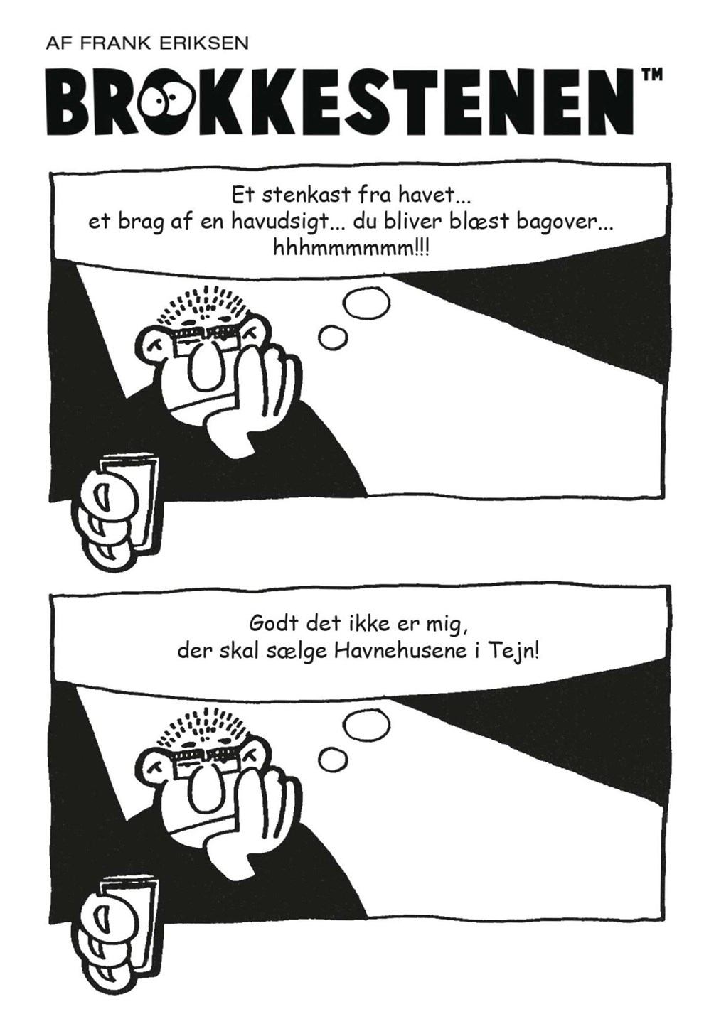 Brokkestenen: Havnehusene i Tejn Brokkestenen: Havnehusene i Tejn