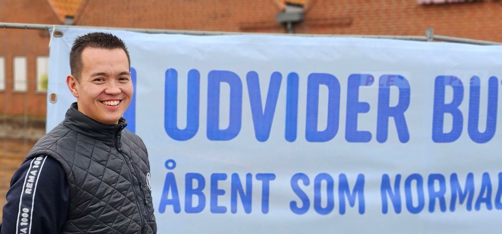 Rejsegilde hos Rema 1000: 13.000 mursten og plser