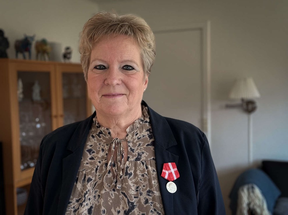 Hun ville v�re jordemoder: Det blev 45 �r i banken