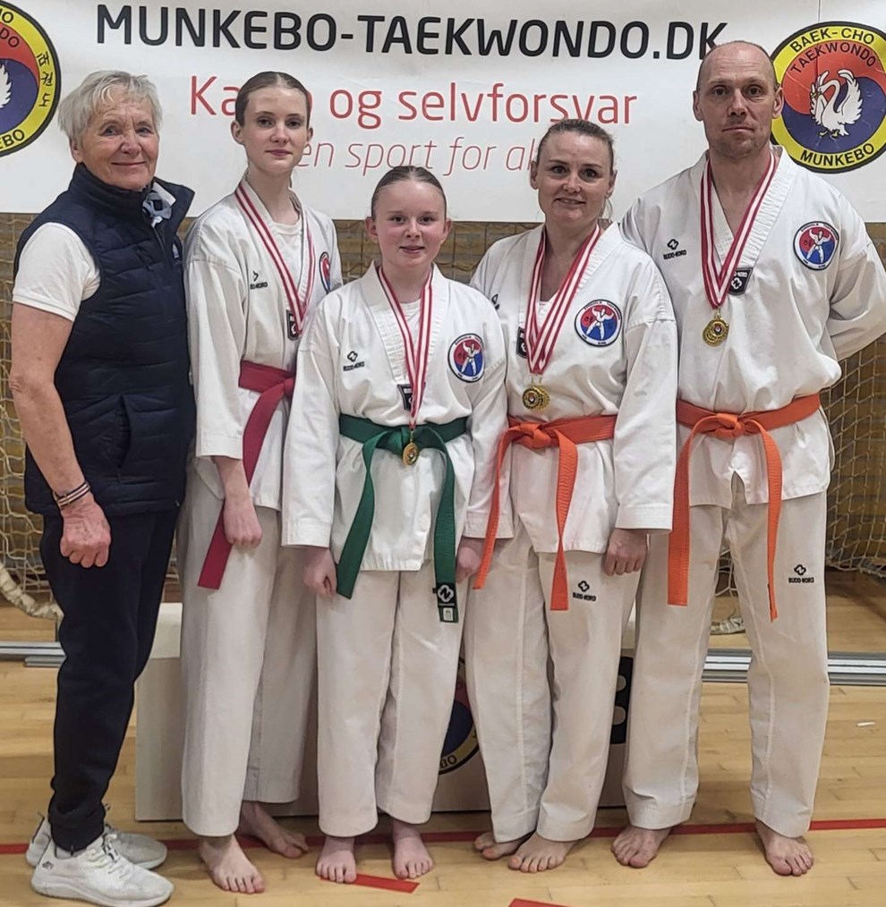Fire gange Taekwondo-guld