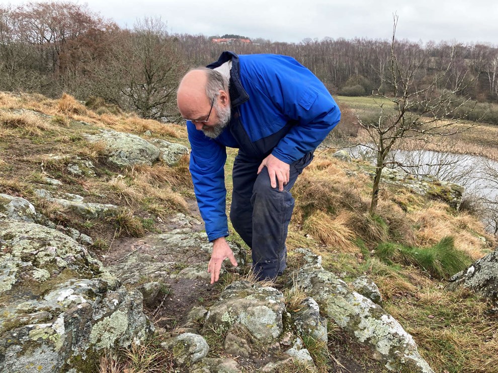 Ark�olog er p� hjemmebane