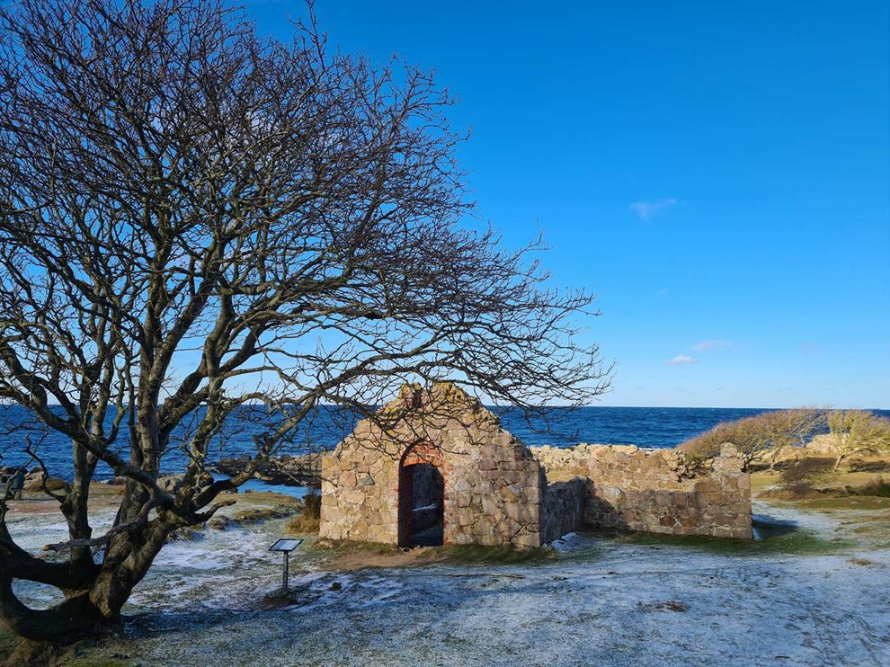 Dagens billede: Salomons vinterlige kapel
