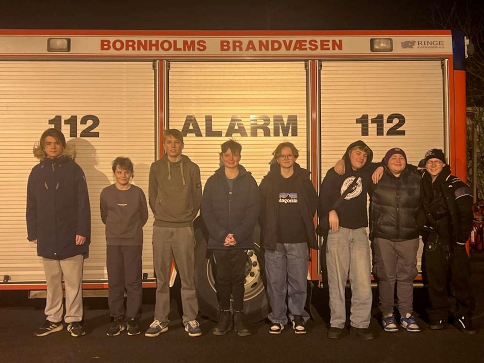 Her er de nye brandkadetter