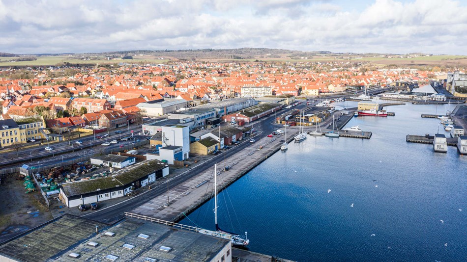 Restaurant p� havnen til salg