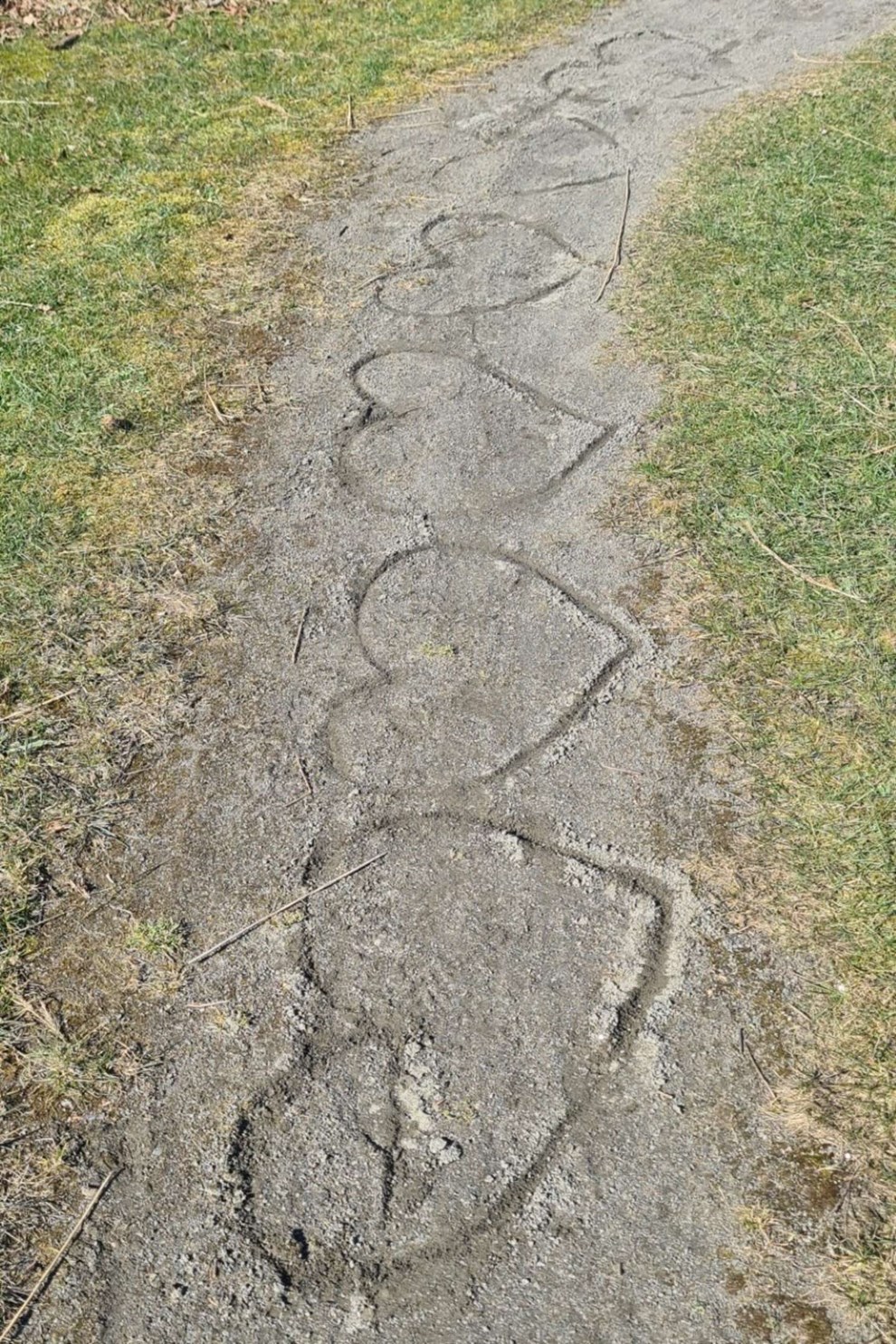 Dagens billede: Hjertesti bag �stermarie Hallen