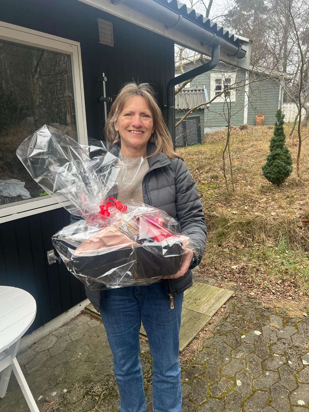 Formanden takkede: Trine fik en kurv