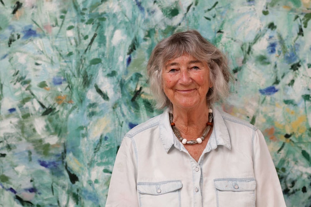 Snart 85: Jeg har det bedst, n�r jeg er optaget af at male