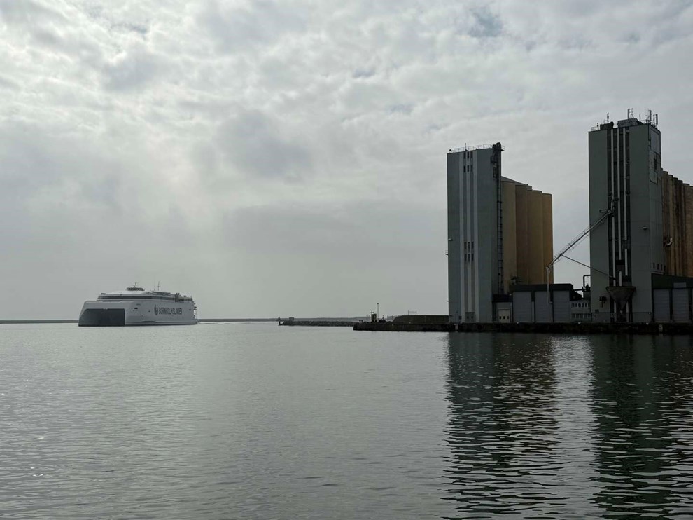 F�rgen sejlede med forsinkelser