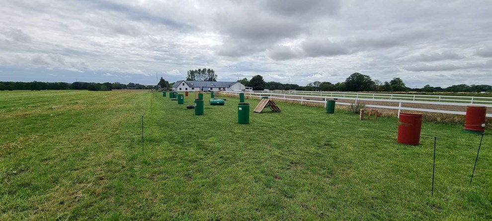 Lukker skydebane: Dyrene kommer i f�rste r�kke