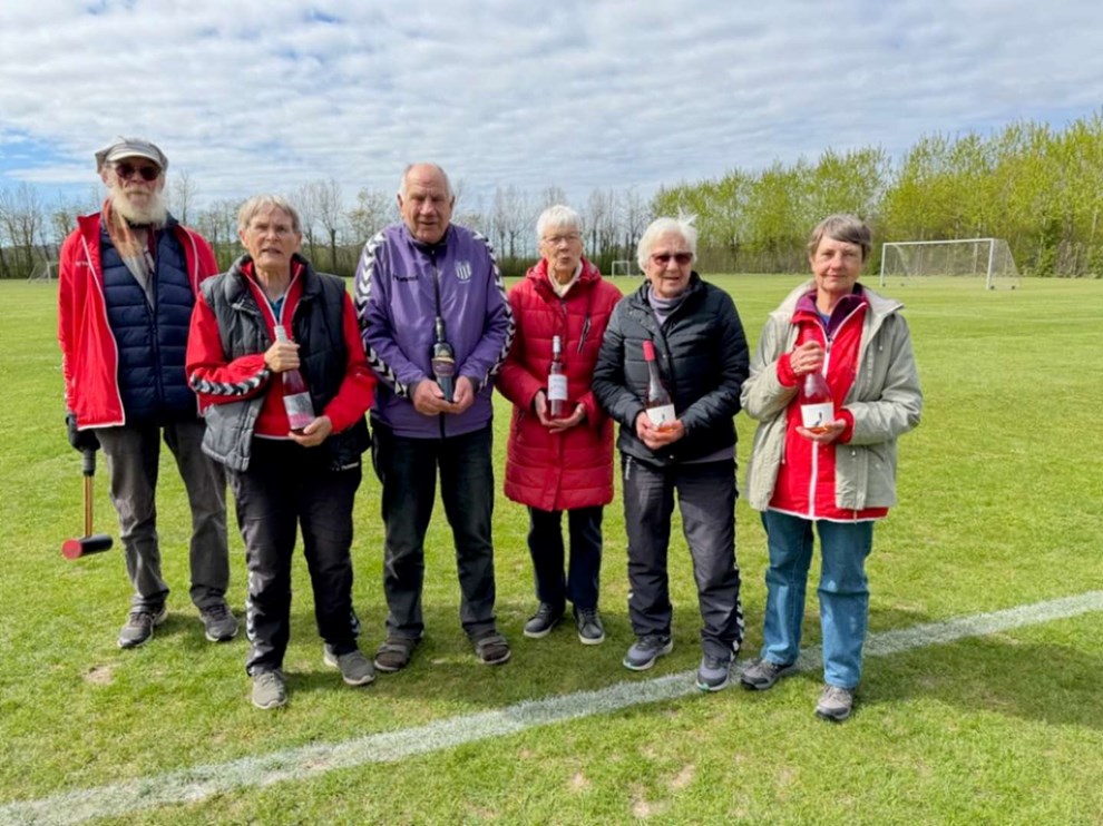 Krokets�sonen blev skudt i gang