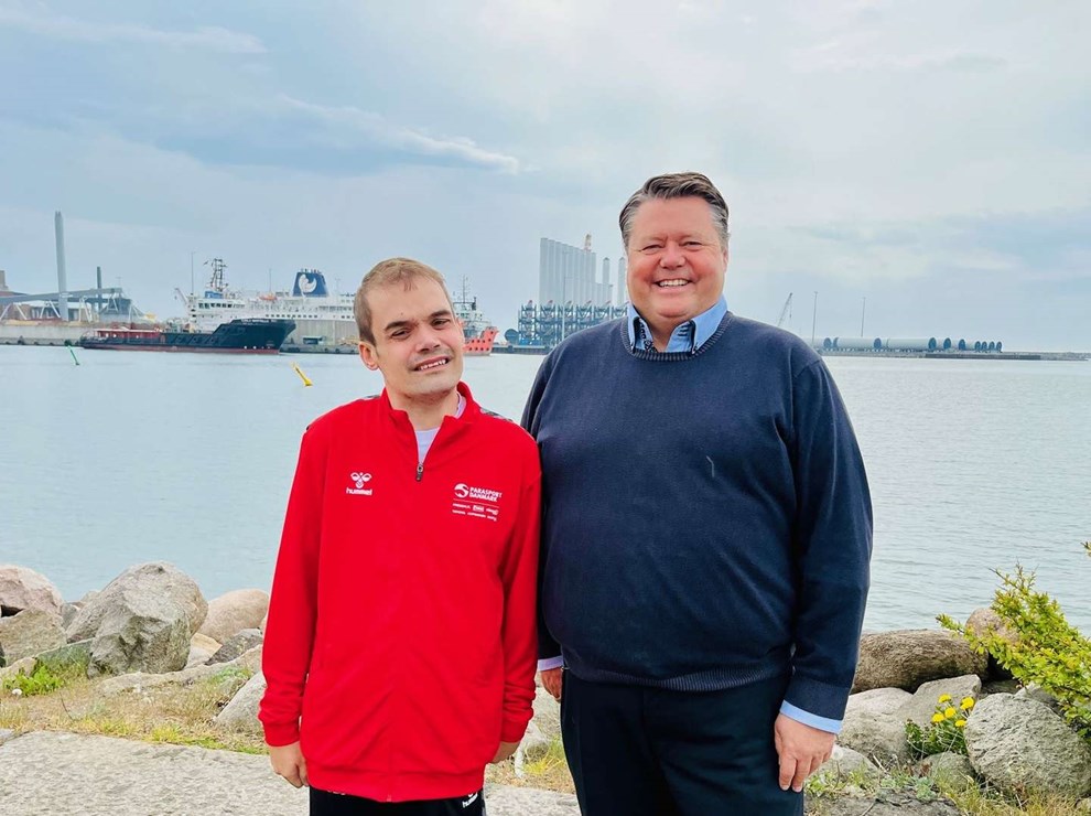 Havnen støtter også landsholdsspiller Havnen støtter også landsholdsspiller