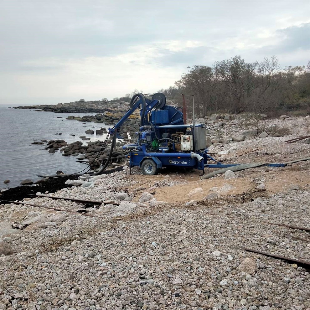 Saltvand p� markerne kan bestemt ikke anbefales