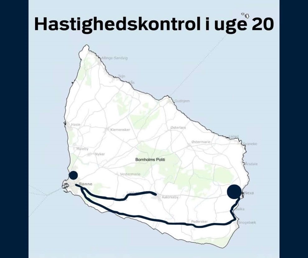 Her udf�rer politiet hastighedskontrol i uge 20