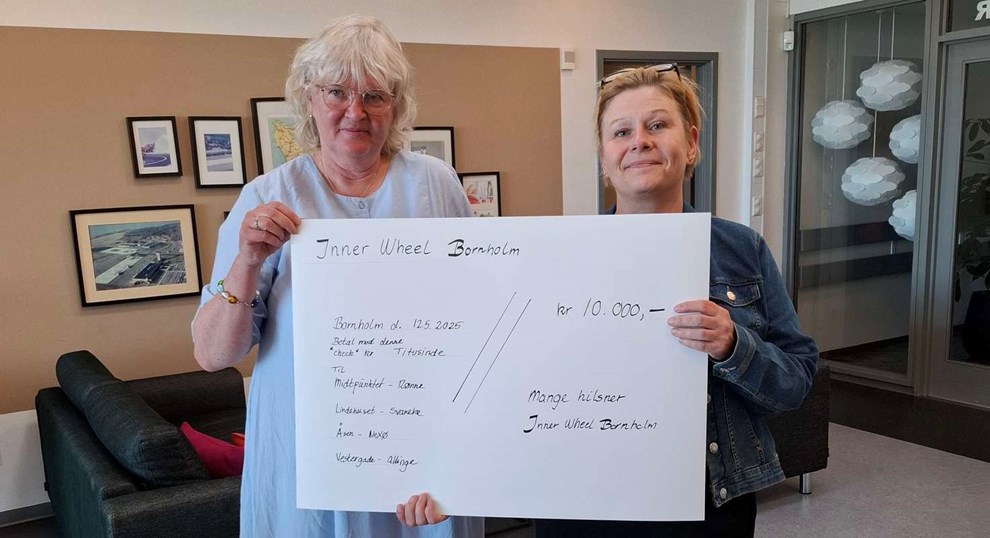 Jubilar gav penge v�k