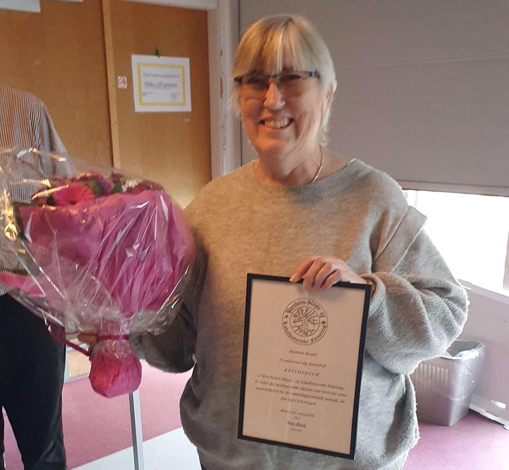 Susanne er nyt �resmedlem