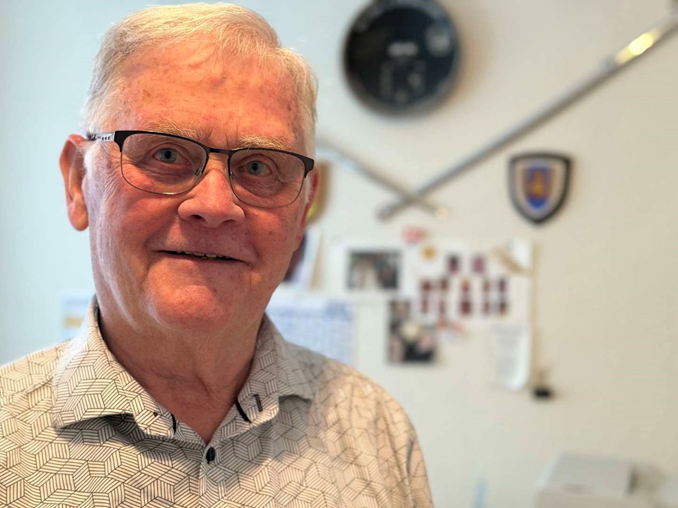 En pr�sident fylder rundt