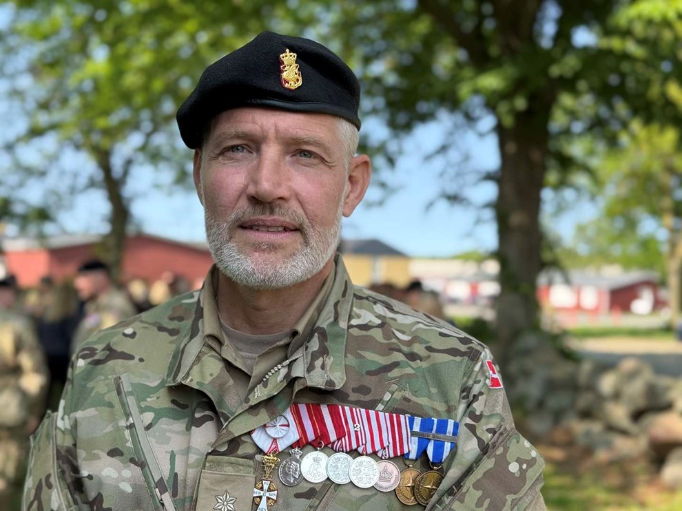 Ny kommandant: Klar til kamp – og til at bygge nyt regiment fra bunden Ny kommandant: Klar til kamp – og til at bygge nyt regiment fra bunden