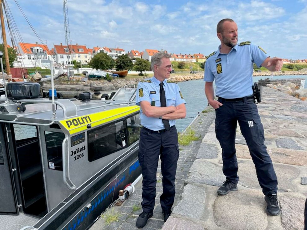 Rigspolitichefen fik en tur p� vandet