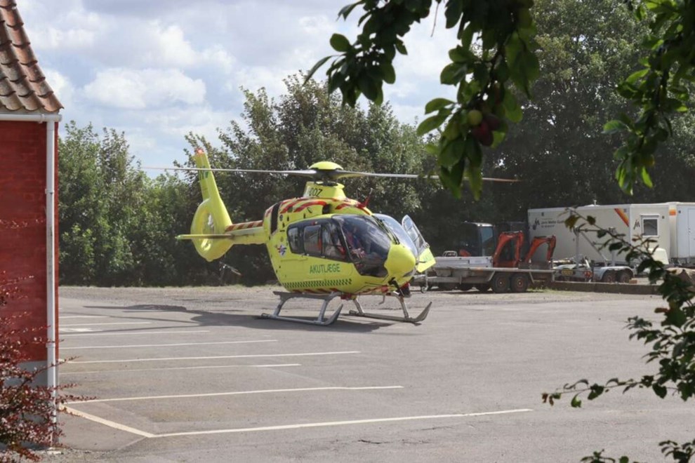 Lgehelikoptere flyver ofte til Bornholm