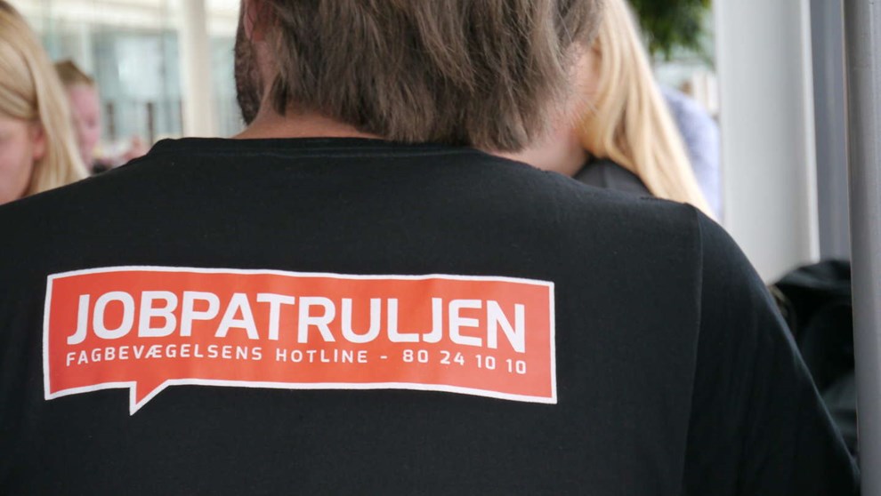 Jobpatruljen på besøg: 'Der er mange, der bliver snydt' Jobpatruljen på besøg: 'Der er mange, der bliver snydt'