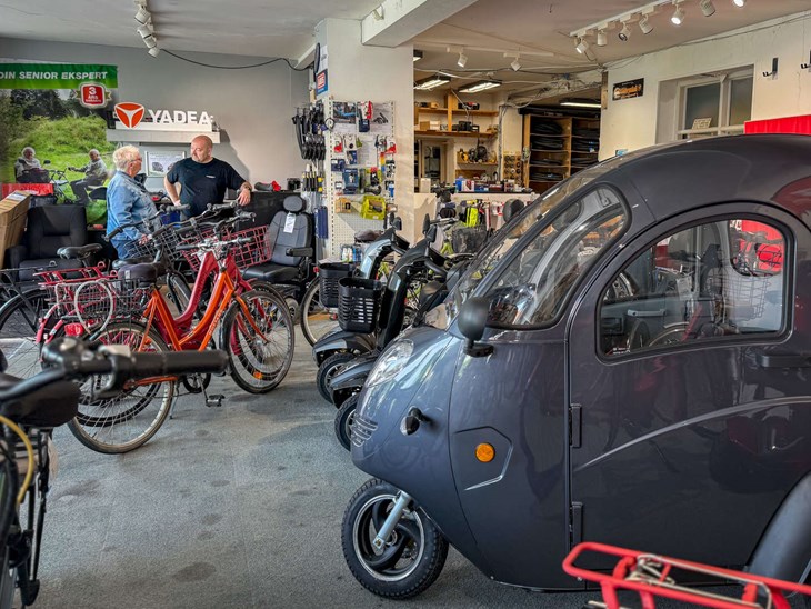 Salget af elcykler er stagneret, men der er stadig masser af salg i elscootere. Foto: Sarah Thun Kristensen
