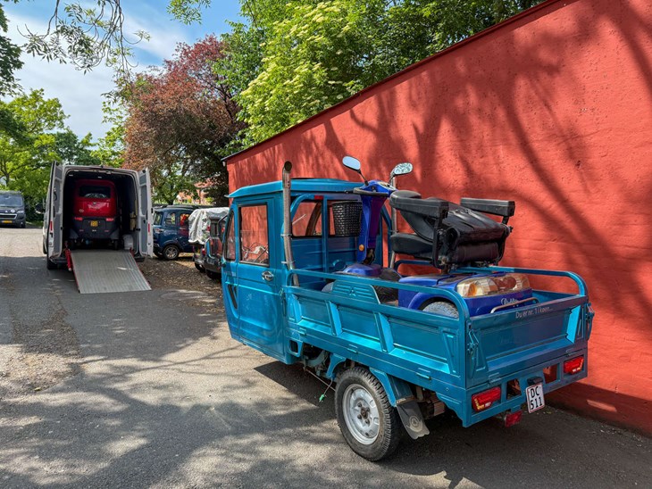 Når elscootere skal til reparation kan de både hentes og bringes. Foto: Sarah Thun Kristensen