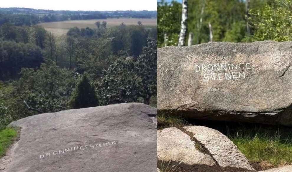 Er Dronningestenen en vandreblok eller et grundfjeld?