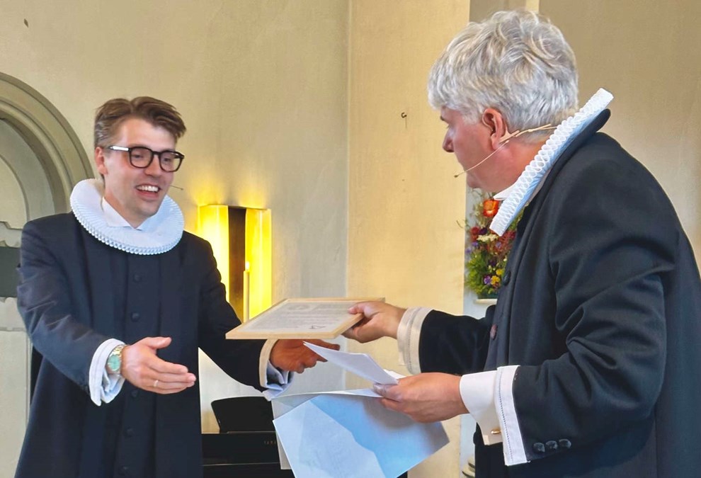 Kollegerne var med, da vikaren blev fastansat