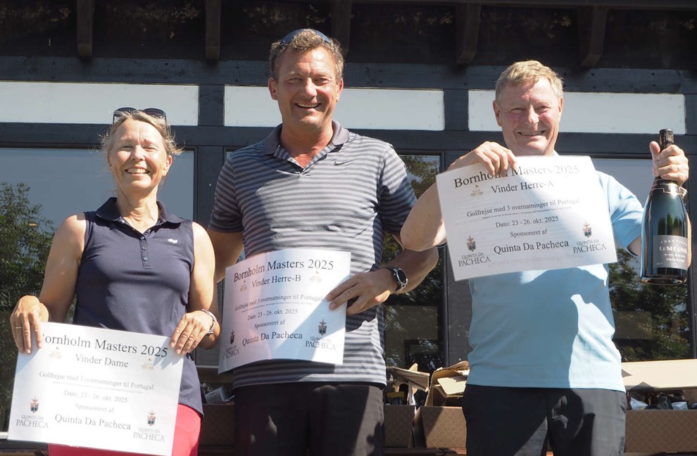 Tre dygtige vandt rejser til Portugal