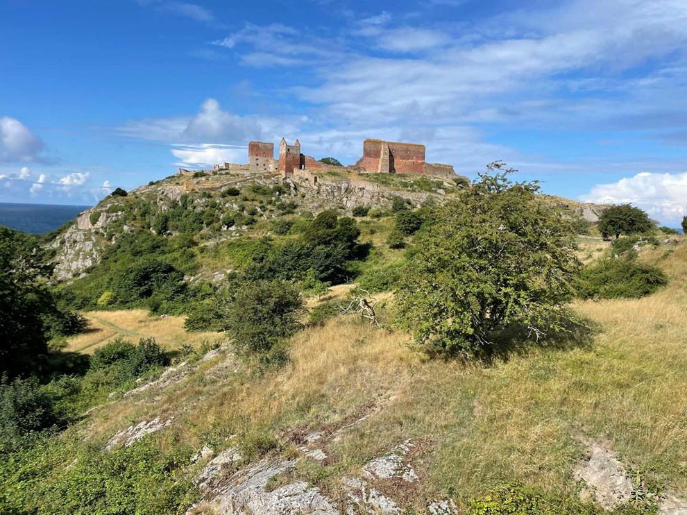 Dagens billede: Hammershus p� en solskinsdag