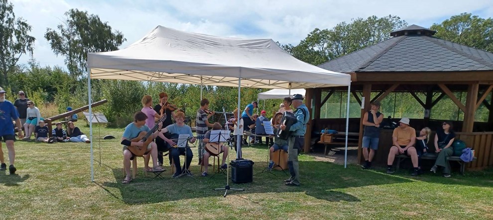 Vestermarie holdt fest – og fik ny borgmester Vestermarie holdt fest – og fik ny borgmester
