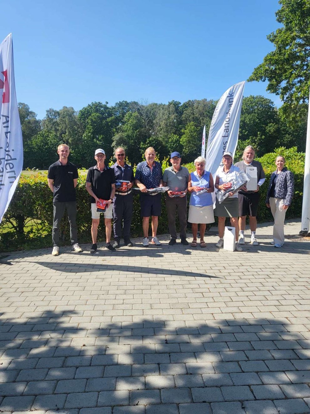 Golfturnering for kunder i banken