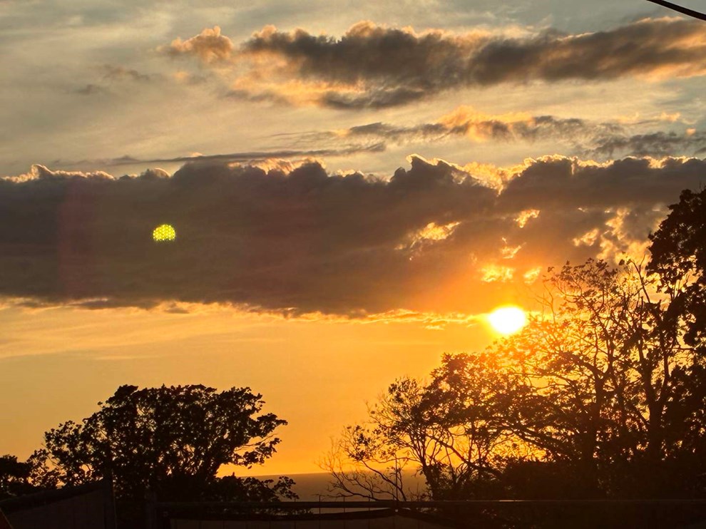 Dagens billede: Solnedgang i Sandvig