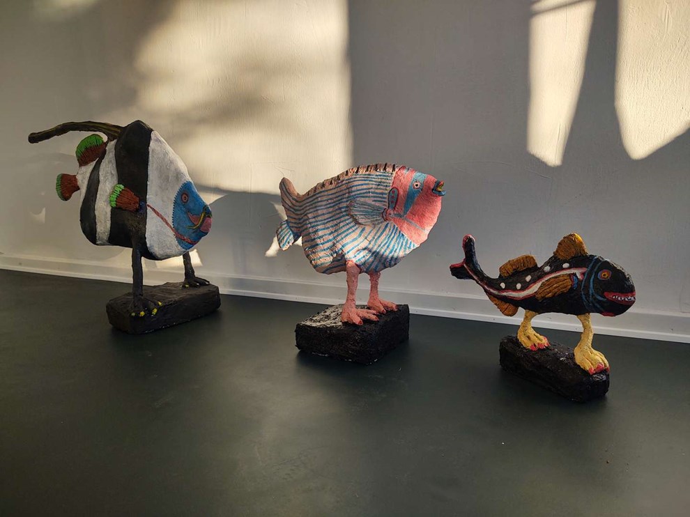 Malerier og skulpturer i Sandvig Malerier og skulpturer i Sandvig