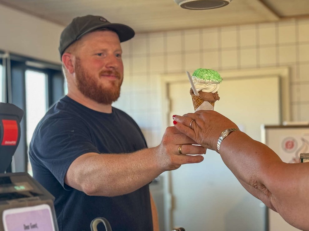 Vild sommer: Isbutikker har fordoblet oms�tningen