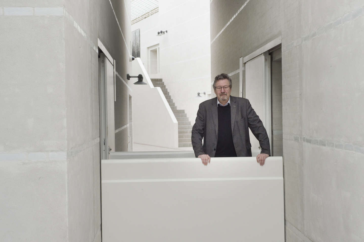 Lars Kærulf Møller har en stor del af æren for, at der i dag ligger et kunstmuseum ved Helligdomsklipperne. Arkivfoto: Jens-Erik Larsen