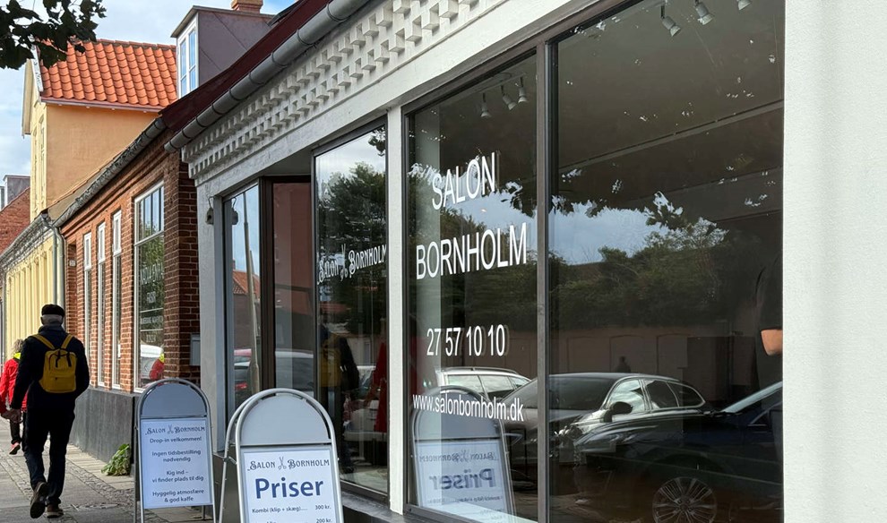 Salon Bornholm er en lille forretning med store ambitioner Salon Bornholm er en lille forretning med store ambitioner